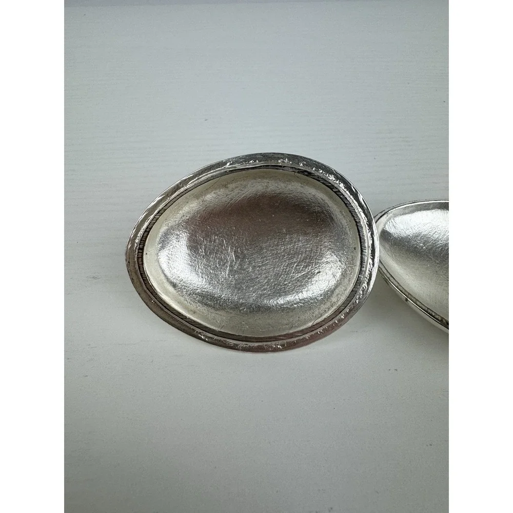 DEMDACO Wishnest Bird Egg Nest Trinket Box Hand Sculpted Mothers Day Gift Silver